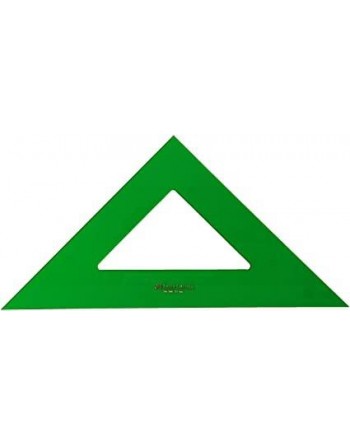 FABER CASTELL ESCUADRA SIN GRADUAR 28CM VERDE 566-28