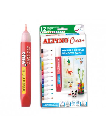 ALPINO ESTUCHE 12 TUBOS CREA+ CRYSTAL SURTIDO - DE000028