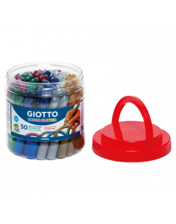 GIOTTO BOTE 50U GLITTER GLUE 10.5ML - F545000