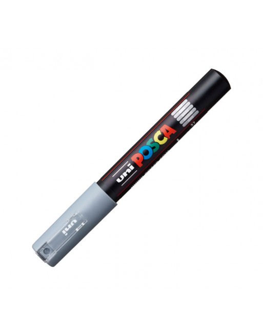 UNI-BALL ROTULADOR POSCA PC1M 0.7 GRIS - 167775000