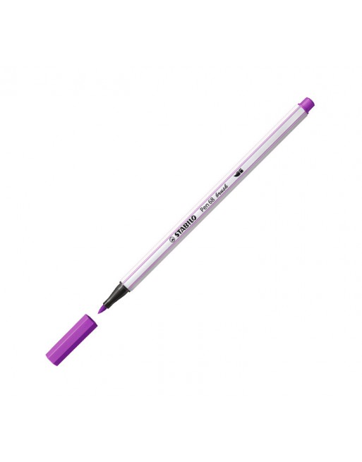 STABILO ROTULADOR PEN 68 BRUSH 58 LILA 568/58