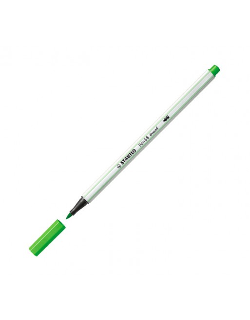 STABILO ROTULADOR PEN 68 BRUSH 33 VERDE CLARO 568/33