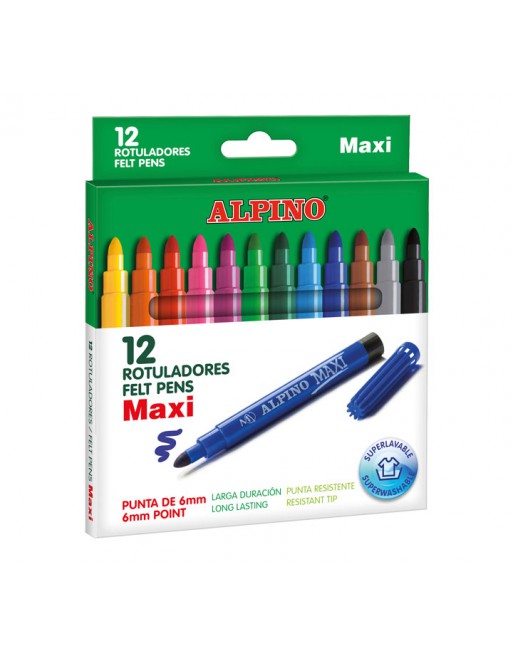 Alpino 24 Rotuladores Maxi de Colores