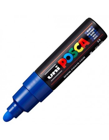 UNI-BALL POSCA MARCADOR  PC-7M NO PERMANENTE PUNTA FORMA DE BALA  4,5-5,5MM AZUL 300145000