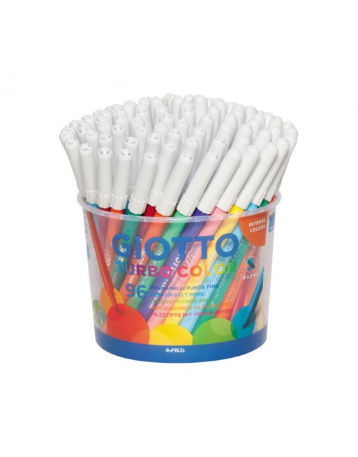 GIOTTO BOTE 96U. ROTULADOR TURBO 12COLORES - F521500