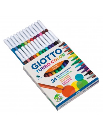 GIOTTO ESTUCHE 24 ROTULADORES TURBO COLOR - F417000