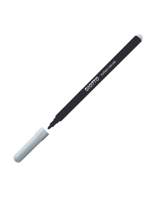 GIOTTO 12 ROTULADOR TURBO COLOR NEGRO - F485036