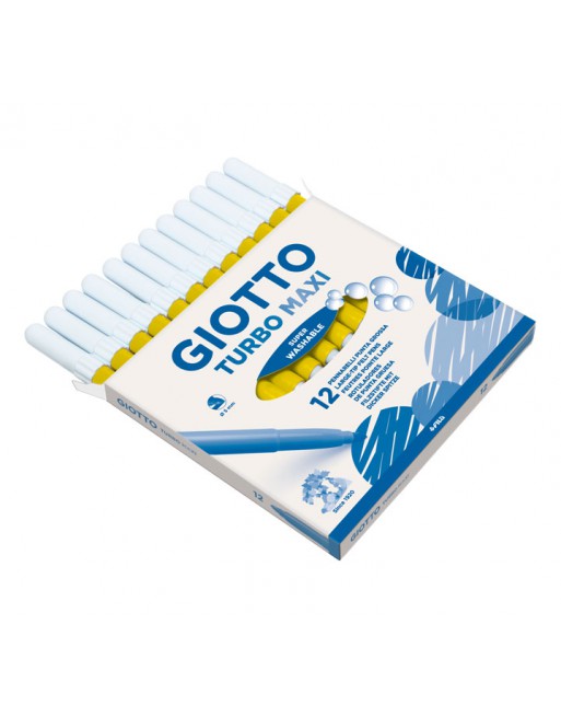 GIOTTO 12 ROTULADOR TURBO MAXI AMARILLO OSCURO - F456003