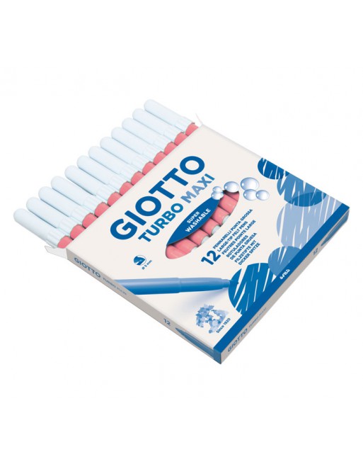 GIOTTO 12 ROTULADOR TURBO MAXI ROSA - F456007