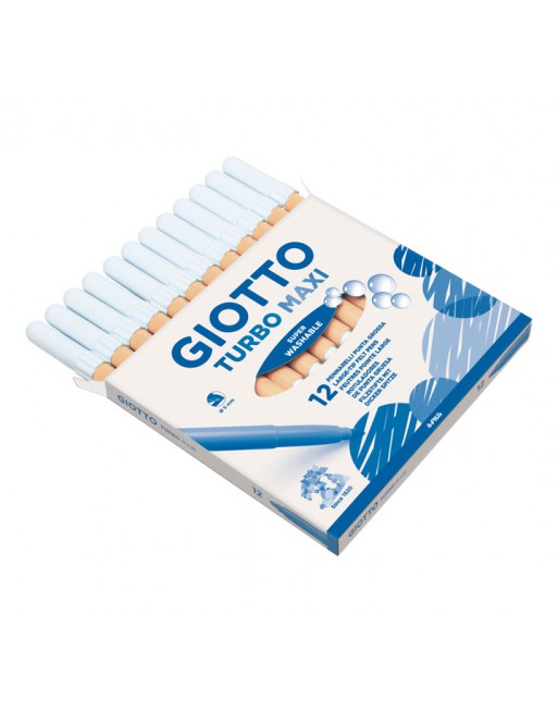 GIOTTO 12 ROTULADOR TURBO MAXI ROSA PAL - F456006