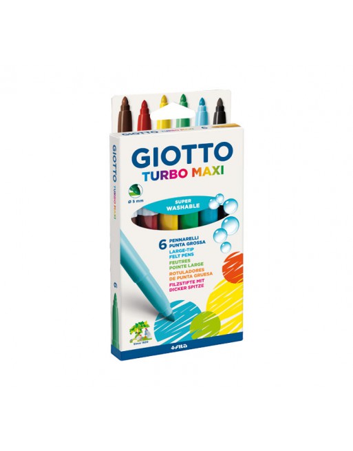 Giotto - Turbo Maxi, Set da 48 pennarelli