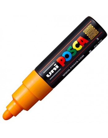 UNI-BALL POSCA MARCADOR  PC-7M NO PERMANENTE PUNTA FORMA DE BALA  4,5-5,5MM NARANJA MEDIO 300095000