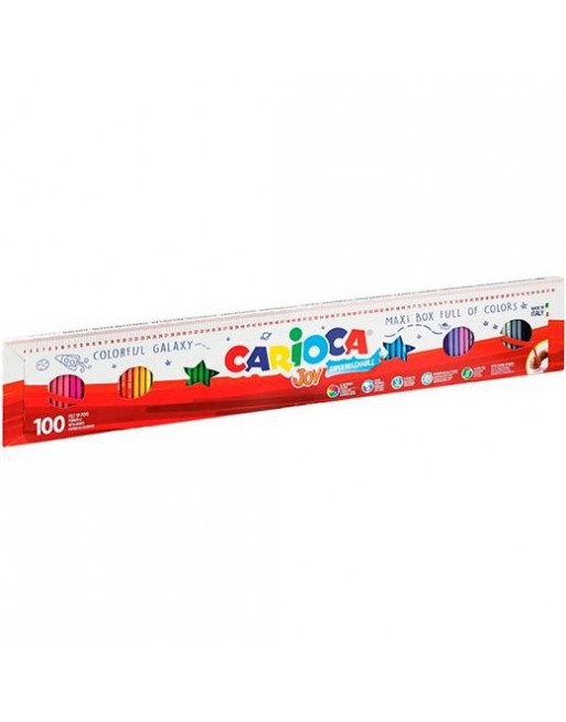 CARIOCA ROTULADORES JOY COLORES SURTIDOS ESTUCHE 100 UD 41019