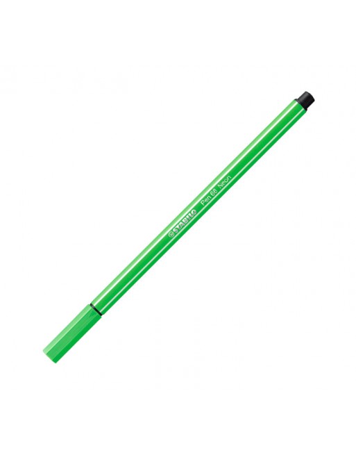 STABILO ROTULADOR PEN 68 VERDE FLUOR - 68/033