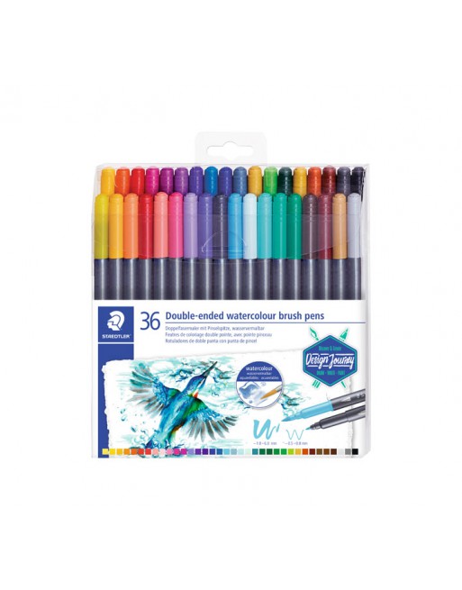 STAEDTLER ESTUCHE 36 ROTULADORES MARSGRAPHIC DUO SURTIDO - 3001 TB36