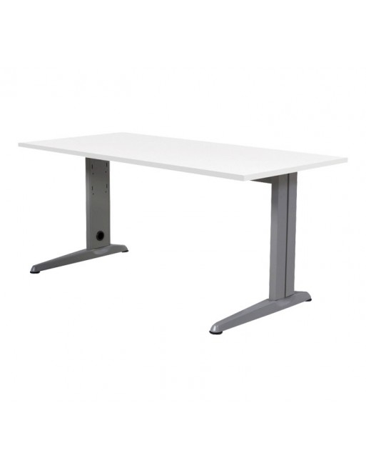 ROCADA MESA RECTANGULAR METAL BLANCO 140X80 - 2001ACR04