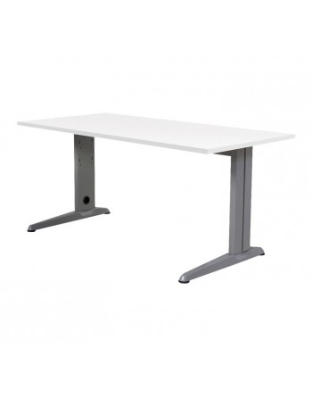 ROCADA MESA RECTANGULAR METAL BLANCO 160X80 - 2002AC04