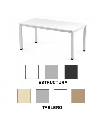 ROCADA MESA EXECUTIVE 200X100 ESTRUCTURA BLANCO/SOBRE BLANCO 2005AM04