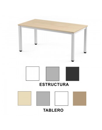 ROCADA MESA EXECUTIVE 120X80 ESTRUCTURA BLANCO/SOBRE HAYA 2006AM01