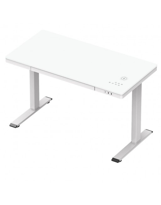 A - SERIES ESTRUCTURA METÁLICA PARA MESA REGULABLE EN ALTURA MOTORIZADO DUAL 120X60CM BLANCO AS1739