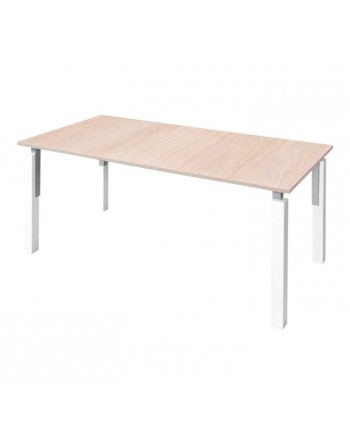 JGORBE MESA OPERATIVA NEKO ESTRUCTURA ALUMINIO 120X80CM SOBRE ACACIA NEK504-AC