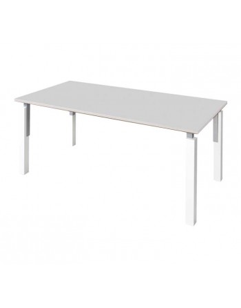 JGORBE MESA OPERATIVA NEKO ESTRUCTURA BLANCA 160X80CM SOBRE GRIS NEK502-GC