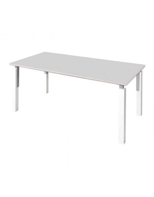 JGORBE MESA OPERATIVA NEKO ESTRUCTURA BLANCA 160X80CM SOBRE GRIS NEK502-GC