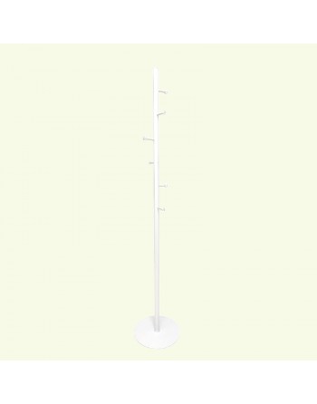 SIE PERCHERO PIE 6 COLGADORES CROMO 652-C BLANCO 652-C+RAL 9003