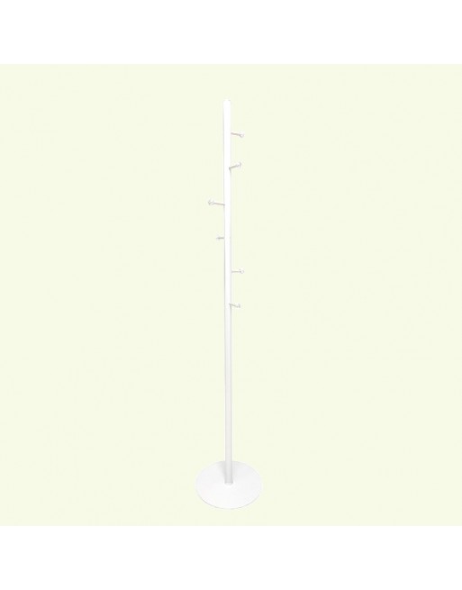 SIE PERCHERO PIE 6 COLGADORES CROMO 652-C BLANCO 652-C+RAL 9003