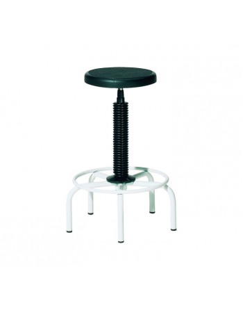 ROCADA TABURETE LABORATORIO REGULABLE ALTURA PVC - RD-900/1