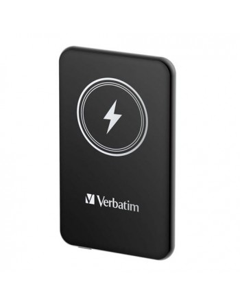 VERBATIM CARGADOR INALAMBRICO POWER BANK 10K MAH 1XUSB-C NEGRO 32245