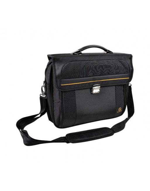 EXACOMPTA MALETIN EXACTI VERDE 43X37X10CM SOLAPA NEG 15.6 PULGADAS - 17334E