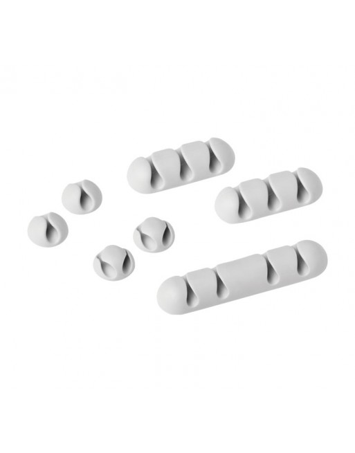 DURABLE BLISTER 7 PINZA CABLES CAVOLINE MIX GRIS - 5041-10