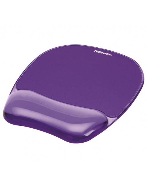 FELLOWES ALFOMBRILLA REPOSAMUÑECAS CRYSTAL VIOLETA - FEL 9144104