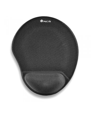 NGS TECHNOLOGY NGS KILIM GEL ALFOMBRILLA PARA RATON ERGONOMICA - RELLENO GEL - SOPORTE DE MUÑECA - MEDIDAS 25X21CM - COLOR NEGRO