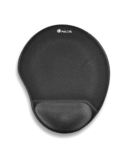 NGS TECHNOLOGY NGS KILIM GEL ALFOMBRILLA PARA RATON ERGONOMICA - RELLENO GEL - SOPORTE DE MUÑECA - MEDIDAS 25X21CM - COLOR NEGRO