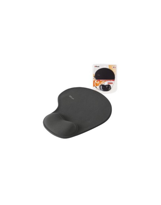 TRUST ALFOMBRILLA GEL MOUSE PAD DE RATÓN CON REPOSAMUÑECAS NEGRO - 087440