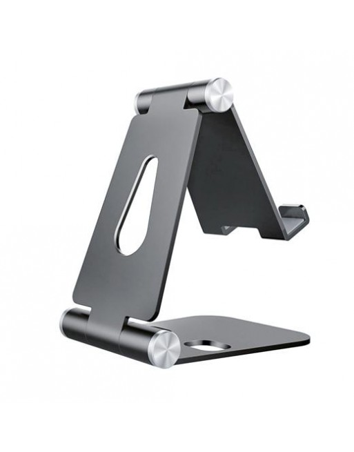 AISENS SOPORTE PARA MOVIL Y TABLET DE SOBREMESA TAMAÑO M AJUSTABLE 2 PIVOTES GRIS - MS2PM-088