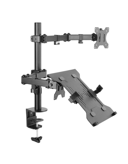 EQUIP - SOPORTE MONITOR ARTICULADO DE 13 PULGADAS A 32 PULGADAS + BASE PARA PORTATIL - VESA