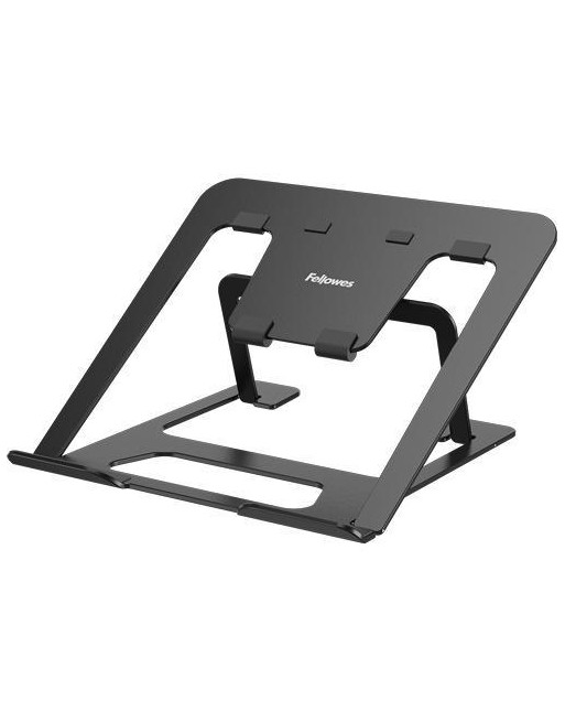 FELLOWES SOPORTE PORTATIL ALUMIA NEGRO 6 POSICIONES DE INCLINACION ANTIDESLIZANTE 100138868