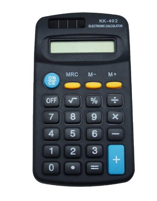 BLUERING CALCULADORA BOLSILLO 8 DIGITOS NEGRA JJ402