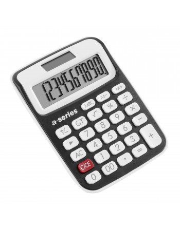 A-SERIES CALCULADORA SOBREMESA 10 DIGITOS SOLAR Y PILA 87X121X28 CMAS1720