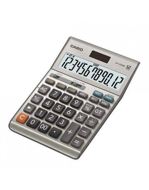 CASIO CALCULADORA DE OFICINA SOBREMESA BLANCO 12 D?GITOS DF-120BM DF-120BM