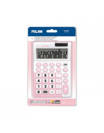 MILAN CALCULADORA 12 DITITOS +EDITION ANTIBACTERIAS ROSA 151812IBGPBL
