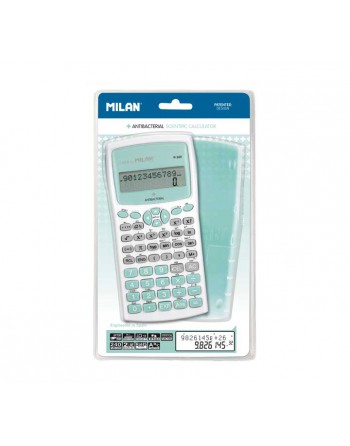 MILAN CALCULADORA CIENTIFICA M240 +EDITION ANTIBACTERIS TURQUESA 159110IBGGRBL