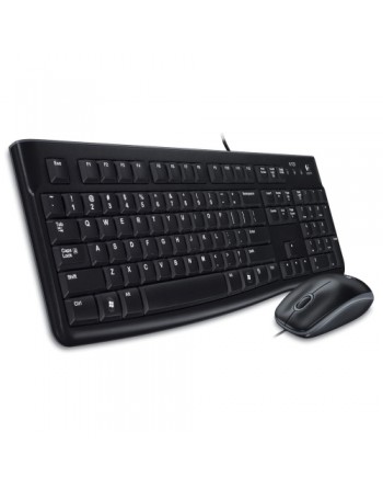 LOGITECH KIT TECLADO Y RATON MK120 - USB - TECLADO K120 + RATON B100 - SOFT BUNDLE