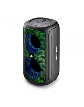 NGS ROLLER BEAST ALTAVOZ BLUETOOTH 32W TWS - ILUMINACION RGB - AUTONOMIA HASTA 30H - RESISTENCIA AL AGUA IPX5 - CORREA DE TRANSP