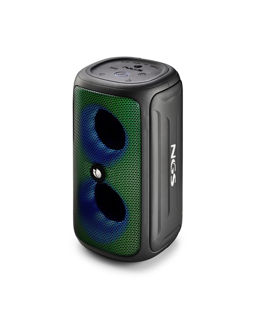 NGS ROLLER BEAST ALTAVOZ BLUETOOTH 32W TWS - ILUMINACION RGB - AUTONOMIA HASTA 30H - RESISTENCIA AL AGUA IPX5 - CORREA DE TRANSP