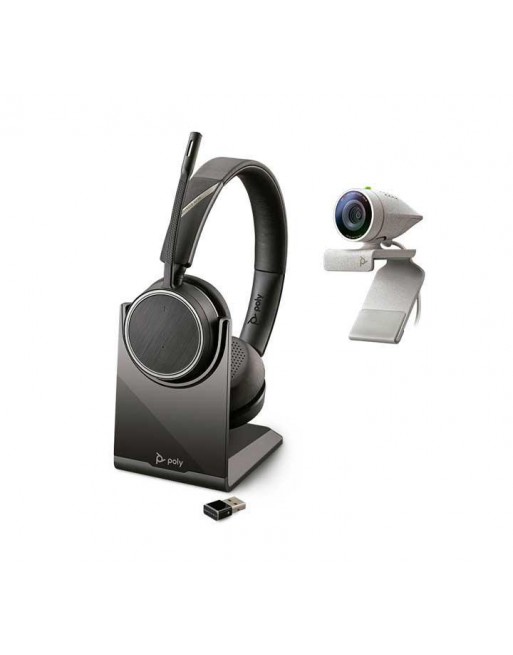 POLY WEBCAM LLAMADAS DESDE UN PC SMARTPHONE O TABLET USB, USB-C STUDIO P5+VOYAGER 4220 UC 2200-87140-025