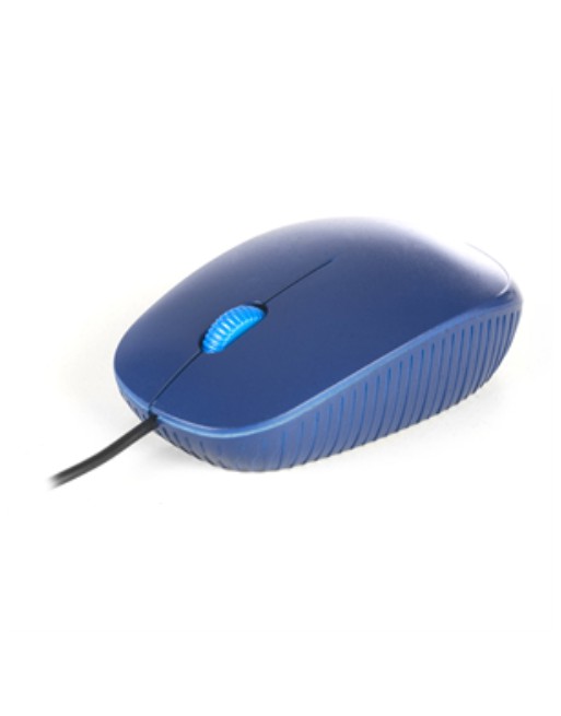 NGS RATON ?PTICO FLAME BLUE CON CABLE 1000 DPI - RUEDA - TAMA?O ESTANDAR - AZUL